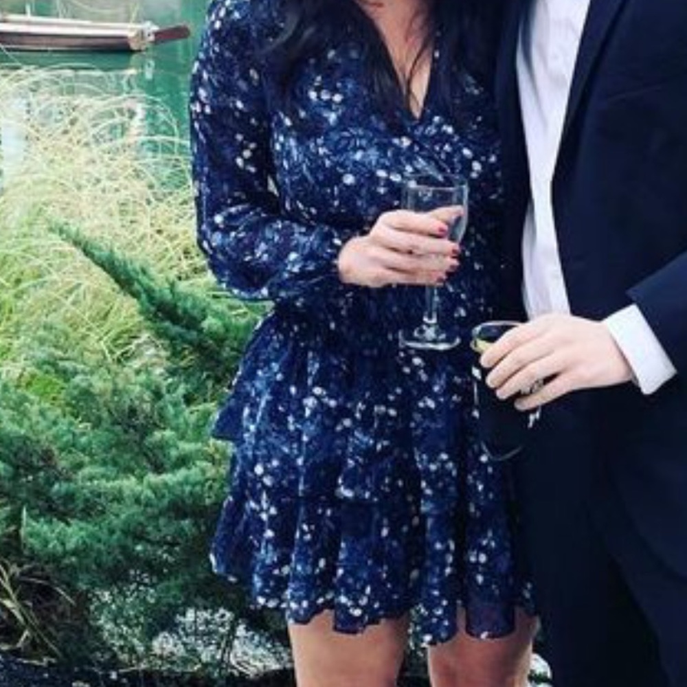 Bardot ruched mini dress